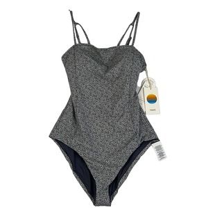 Vuori Black and White One Piece Swimsuit